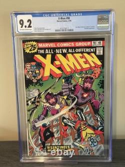 Uncanny X-Men #98 CGC 9.2 OW-W Pages Sentinels Jack Kirby Stan Lee Marvel 1976