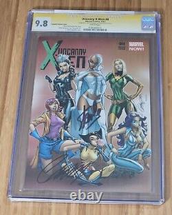 Uncanny X-men #8 CGC SS 9.8 Variant Signed By Stan Lee & J. Scott Campbell