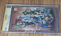 Uncanny X-men #8 CGC SS 9.8 Variant Signed By Stan Lee & J. Scott Campbell