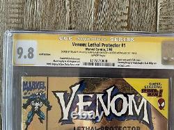 Venom 1 Gold Lethal Protector CGC 9.8 SS Stan lee, Mark Bagley, Todd Mcfarlane