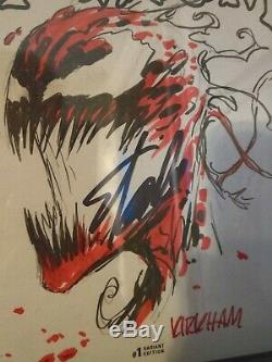 Venom 1 cgc ss 9.6 blank variant, Signed Stan Lee, Sketched Signed Tyler kirkman