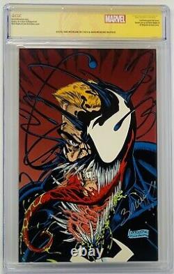 Venom Lethal Protector #1 Gold CGC 9.8 SS 6X Stan Lee Michelin McFarlane Bagley