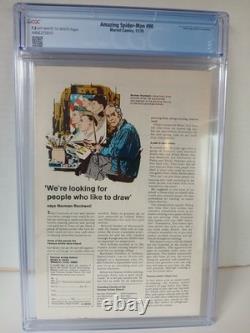 Vintage The Amazing Spider-Man 11/1970 Graded CGC 7.5 Comic Stan Lee
