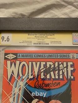 WOLVERINE #1 signed auto SS X3 Stan Lee CLAREMONT Rubinstein 9.6 CGC Comic 1/1