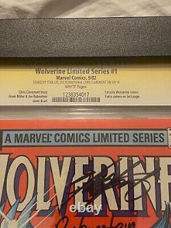 WOLVERINE #1 signed auto SS X3 Stan Lee CLAREMONT Rubinstein 9.6 CGC Comic 1/1