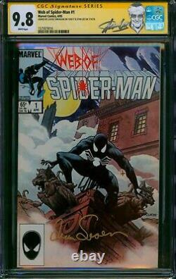 Web of Spider-Man #1? CGC 9.8 SIGNED STAN LEE + SIMONSON? 1st VULTURIONS 1985