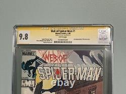 Web of Spider-Man #1 CGC 9.8 SS Stan Lee