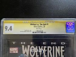 Wolverine The End #1 Cgc 9.4! Claudio Castellini Cover! Stan Lee Signatures