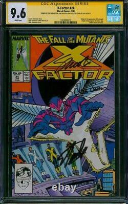 X-Factor #24? CGC 9.6 SS 3X SIGNED STAN LEE + MORE? 1st ARCHANGEL Comic 1988