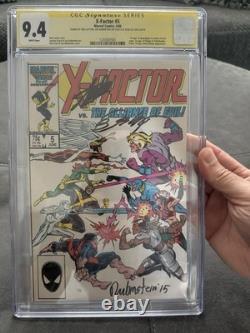 X-Factor #5 CGC 9.4 1st Apocalypse Cameo 3x Signed including Stan Lee
