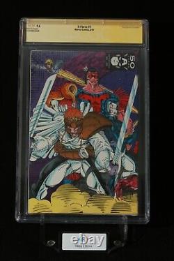 X-Force #1 CGC 9.6 SS Stan Lee, Rob Liefeld & Fabian Nicieza Marvel (1991)