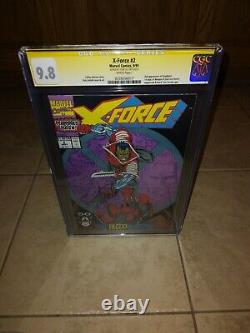 X Force 2 9.8 Cgc 2nd App Deadpool Signed Stan Lee