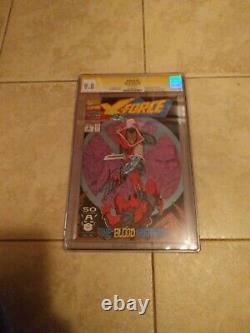 X Force 2 9.8 Cgc 2nd App Deadpool Signed Stan Lee