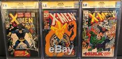 X-MEN #1 #66 COMPLETE SIGNED COLLECTION CGC SS #1-#10 Stan Lee Vol 1 (1963)