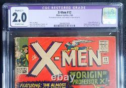 X-MEN #12? CGC 2.0 OW (C-1)? 1st Juggernaut Appearance 1965