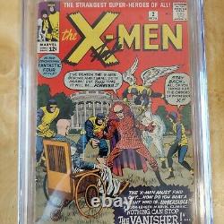 X-MEN # 2 (1963) CGC 4.5 Second App. X-Men Cover by Kirby SS Stan Lee