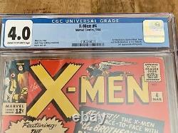 X-MEN #4 CGC 1964 1st app of Scarlet Witch, Quicksilver, Toad & the Brotherhood