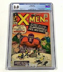 X-MEN #4 CGC 3.0 BIG KEY! OWithW (1st Scarlet Witch, 1st Quicksilver!) 1964 Marvel