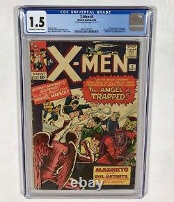 X-MEN #5 CGC 1.5 KEY! (3rd Magneto, 2nd Scarlet Witch & Quicksilver) 1964 Marvel