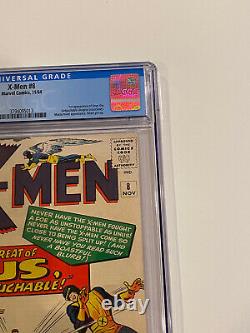 X-MEN #8 CGC 5.5 (Nov 1964 Marvel) 1st Appearance UNUS the UNTOUCHABLE! OW pgs