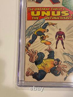 X-MEN #8 CGC 5.5 (Nov 1964 Marvel) 1st Appearance UNUS the UNTOUCHABLE! OW pgs