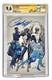 X-MEN BLUE #1 CGC SS 9.6 Stan Lee + J Scott Campbell retired label matching sigs
