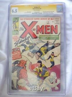 X-Men #1 (1963) CGC 6.5 (SS) Signature Series- Stan Lee Autograph 1 of 17 Signed