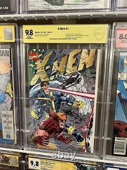 X-Men #1 1991 Cover E CBCS 9.8 3x Signed Claremont, Jim & Stan Lee NOT CGC
