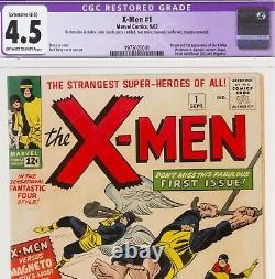 X-Men #1, 9/1963, CGC 4.5 R OWithWP, Stan Lee, Jack Kirby, First Print USA Edition