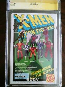 X-Men #1 9.6 CGC 3X Signed STAN LEE, JIM LEE & CHRIS CLAREMONT