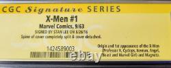 X-Men #1 CGC 1.0 Stan Lee Signed 1963 Vintage HOLY GRAIL 1st Appearance Magneto
