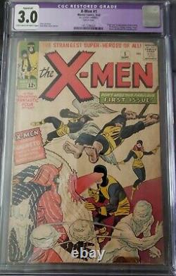 X-Men #1 CGC 3.0(R) 1963/1st Appearance & Origin of the X-men and Magneto