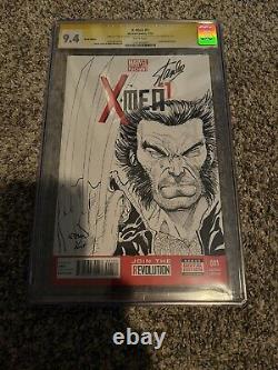 X Men 1 CGC SS 9.4 Stan Lee Ethan Van Sciver Wolverine Sketch