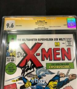 X-Men #1 CGC SS 9.6 German Edition Signed by Stan Lee