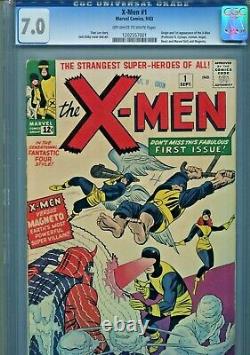 X-Men #1 Marvel Comics 1963 CGC Graded 7.0