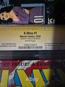 X-Men #1 October 1991 CGC 9.6 SS Stan Lee