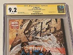 X-Men #1 SS CGC 9.2 2X SIGNED STAN LEE CLAREMONT 20th Anniversary Edition 2011