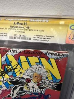 X-Men #1 Signed Stan Lee, Jim Lee & Chris Claremont Graded CGC 9.8 Yellow Label
