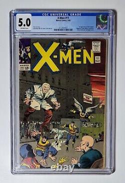 X-Men #11 CGC 5.0 Marvel 1965 1st Appearance of Stranger