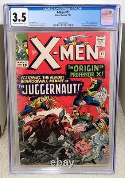 X-Men #12 (1965) CGC 3.5 1st Appearance of Juggernaut Marvel Comics Key