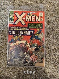 X-Men #12 (First Appearance Of The Juggernaut) (small Rip Shown In Last Photo)