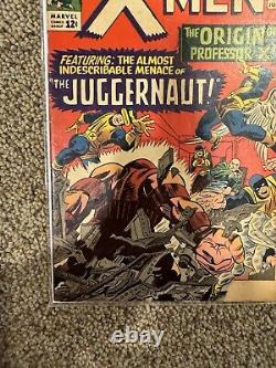 X-Men #12 (First Appearance Of The Juggernaut) (small Rip Shown In Last Photo)