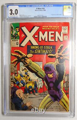 X-Men #14 CGC 3.0 First 1st Sentinels Silver Age Marvel 1965