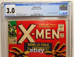 X-Men #14 CGC 3.0 First 1st Sentinels Silver Age Marvel 1965