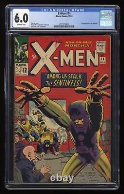X-Men #14 CGC FN 6.0 1st Appearance Sentinels! Stan Lee! Jack Kirby Cover
