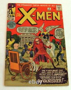 X-Men #2, Nov, 1963, 1st Vanisher, Pre-CGC Photos, Off-White Pages, CGC 4.5