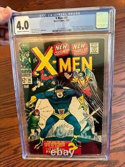 X-Men #39 CGC 4.0 Origin of Cyclops! New Costumes! Stan Lee! 1967