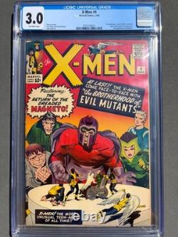 X-Men 4 1964 Marvel Comics CGC G/VG 3.0 1st App Scarlet Witch 2nd App Magneto