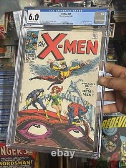 X-Men #49 (CGC 6.0 MARVEL 1968) 1st Polaris. Beast Origin