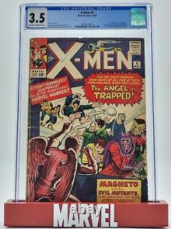 X-Men #5 1964 CGC 3.5 Cream Off White Pages 3rd App Magneto 2nd Scarlet Witch